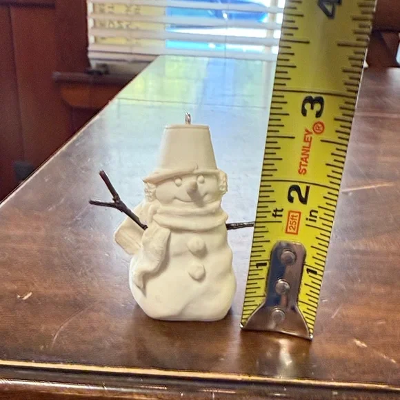 White Snowman Holiday Ornament - Picture 7 of 7